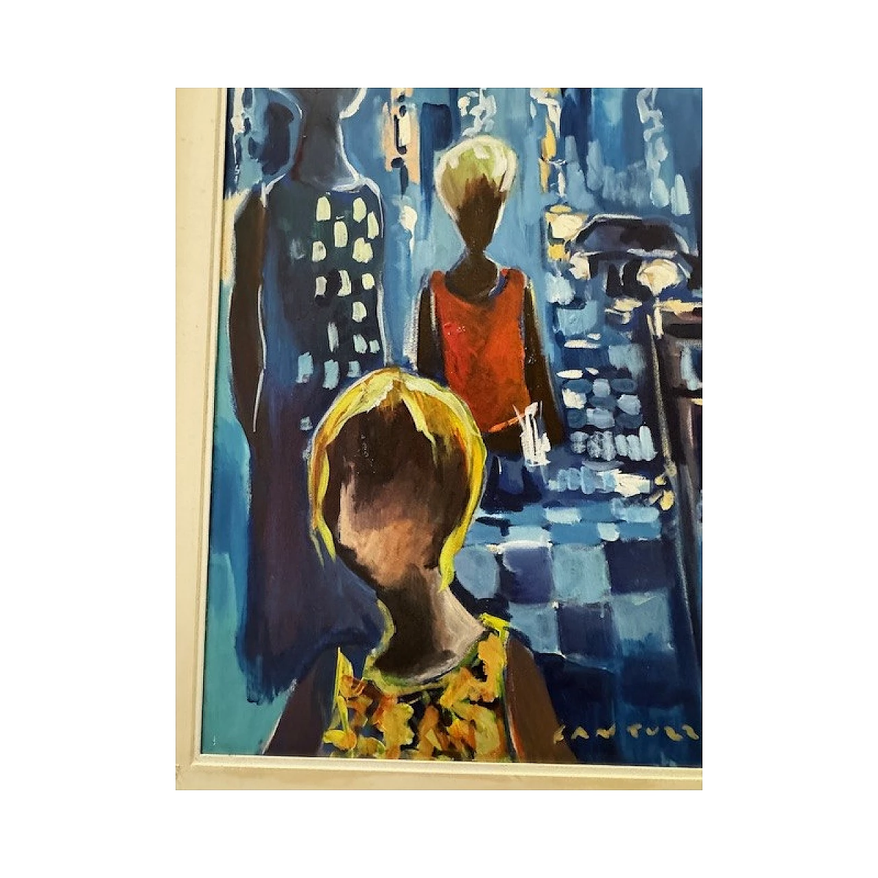 Eliano Fantuzzi, Figure umane, coppia di dipinti su tela 7