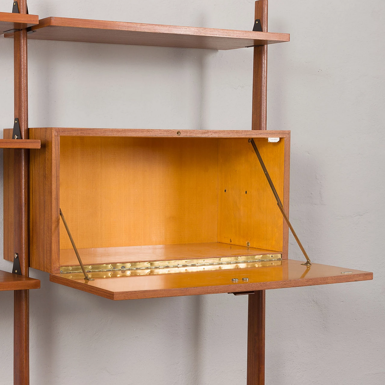 Three-bay teak and rosewood bookcase, 1960s 14