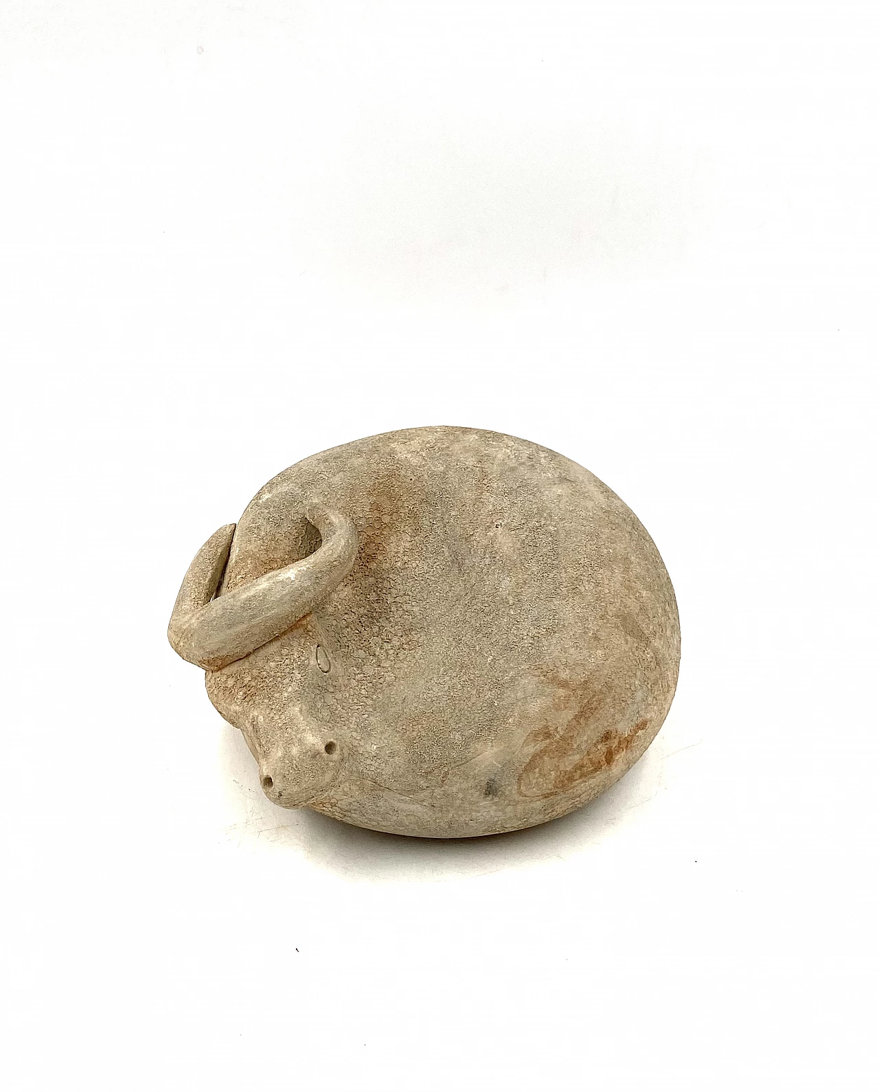 Petucco and Tolio for Nove, ceramic lying bull, 1960s 5