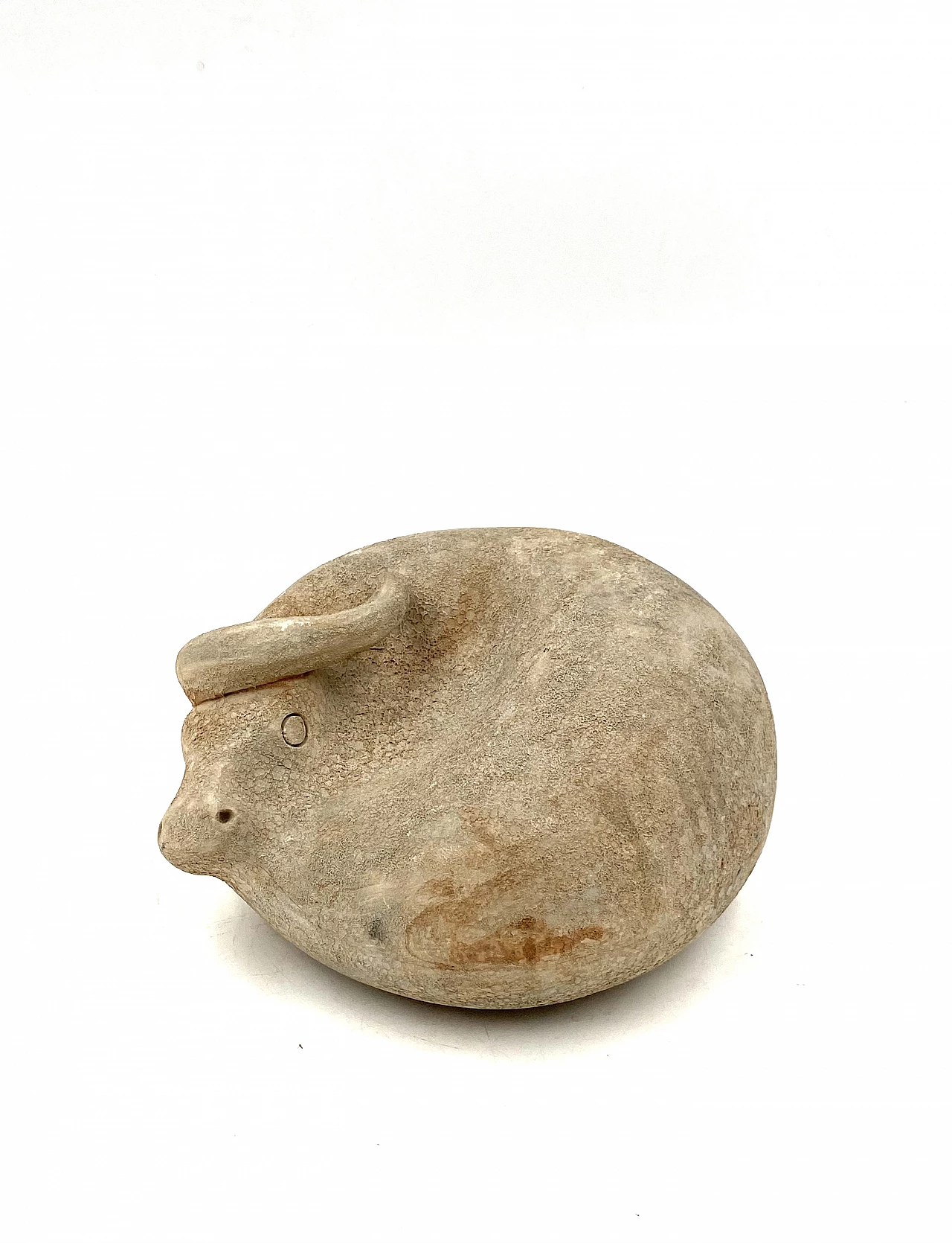 Petucco and Tolio for Nove, ceramic lying bull, 1960s 7
