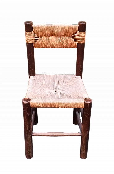 Dordogne chair in Charlotte Perriand's style by Corbetta, 1960s