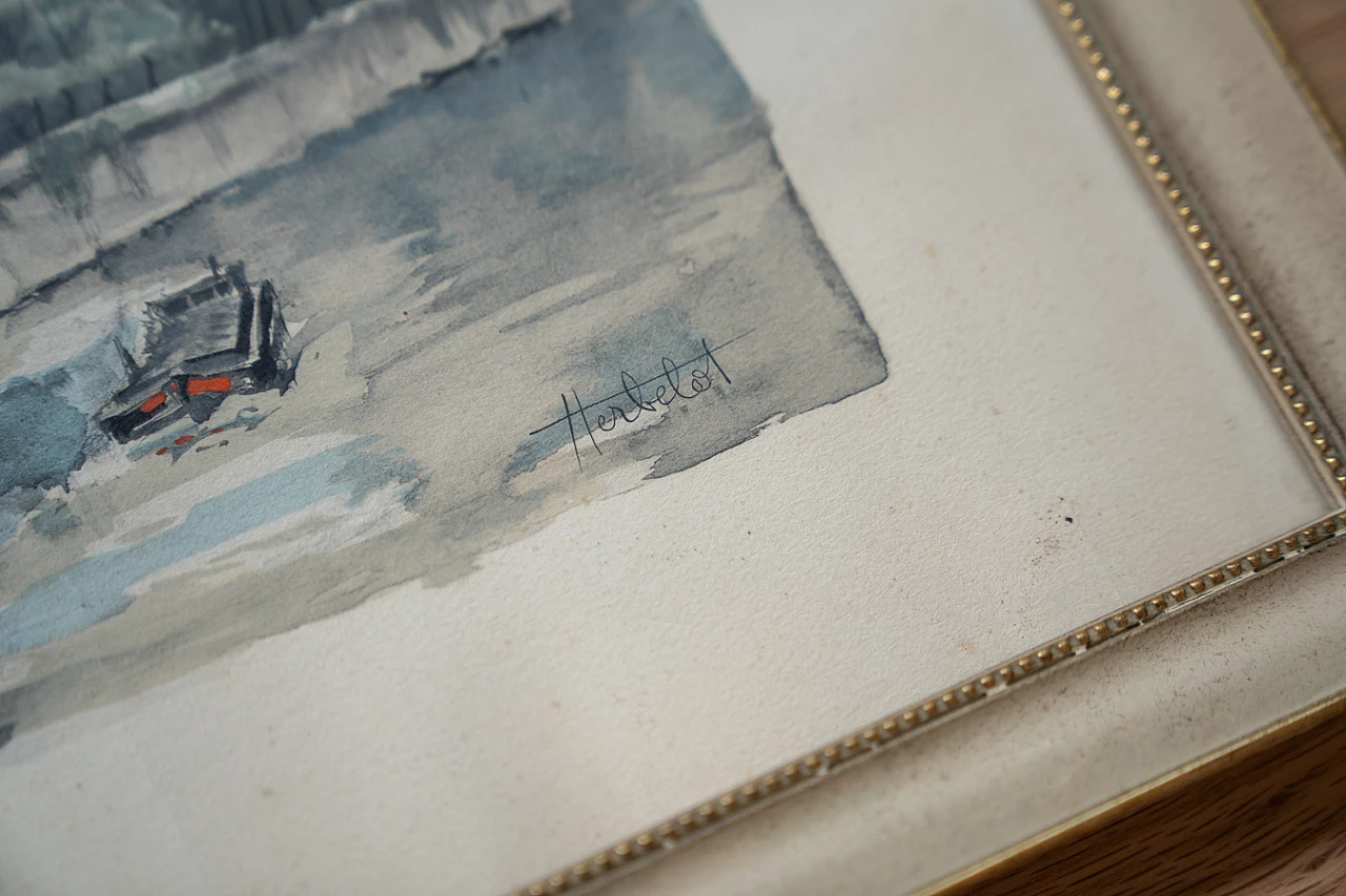 Ile de la cité, litograph, 1970s 2