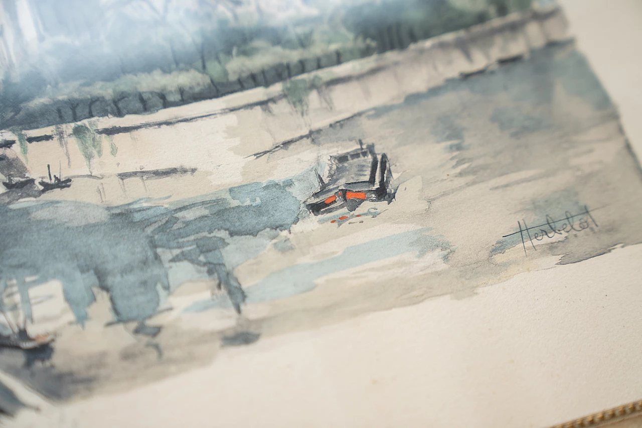 Ile de la cité, litograph, 1970s 6