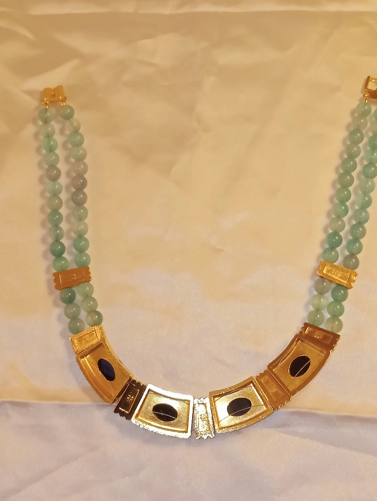 Gold-plated necklace by Francesca Romana, 1980s 12