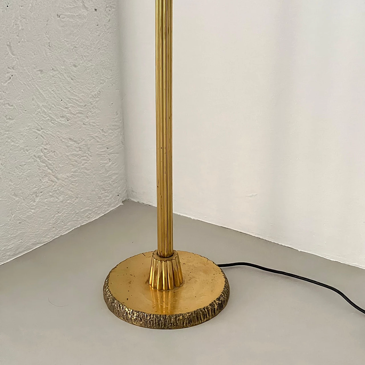 Solid brass floor lamp, 1950s 3
