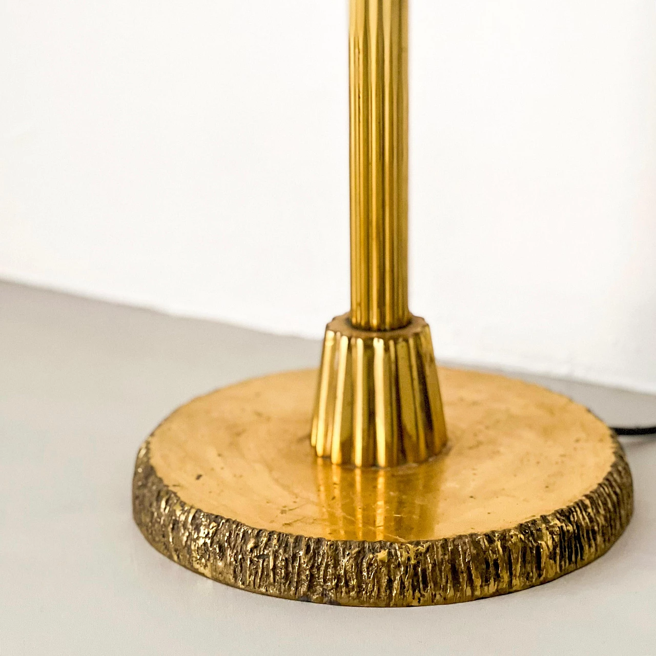 Solid brass floor lamp, 1950s 4