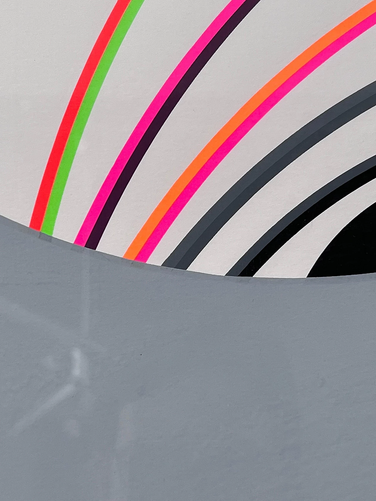 Eugenio Carmi, composizione astratta, dipinto su carta, 1970 6