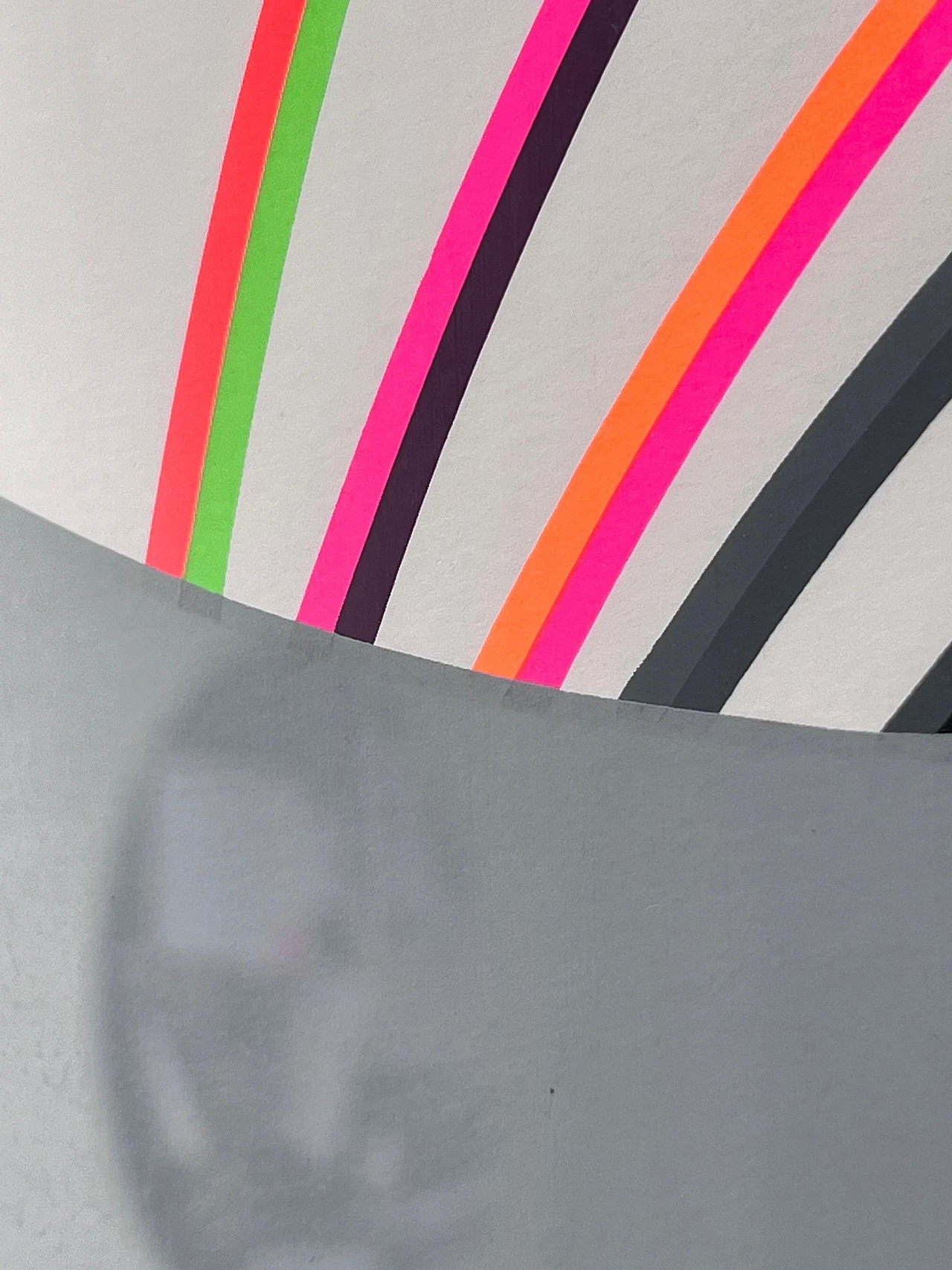 Eugenio Carmi, composizione astratta, dipinto su carta, 1970 7