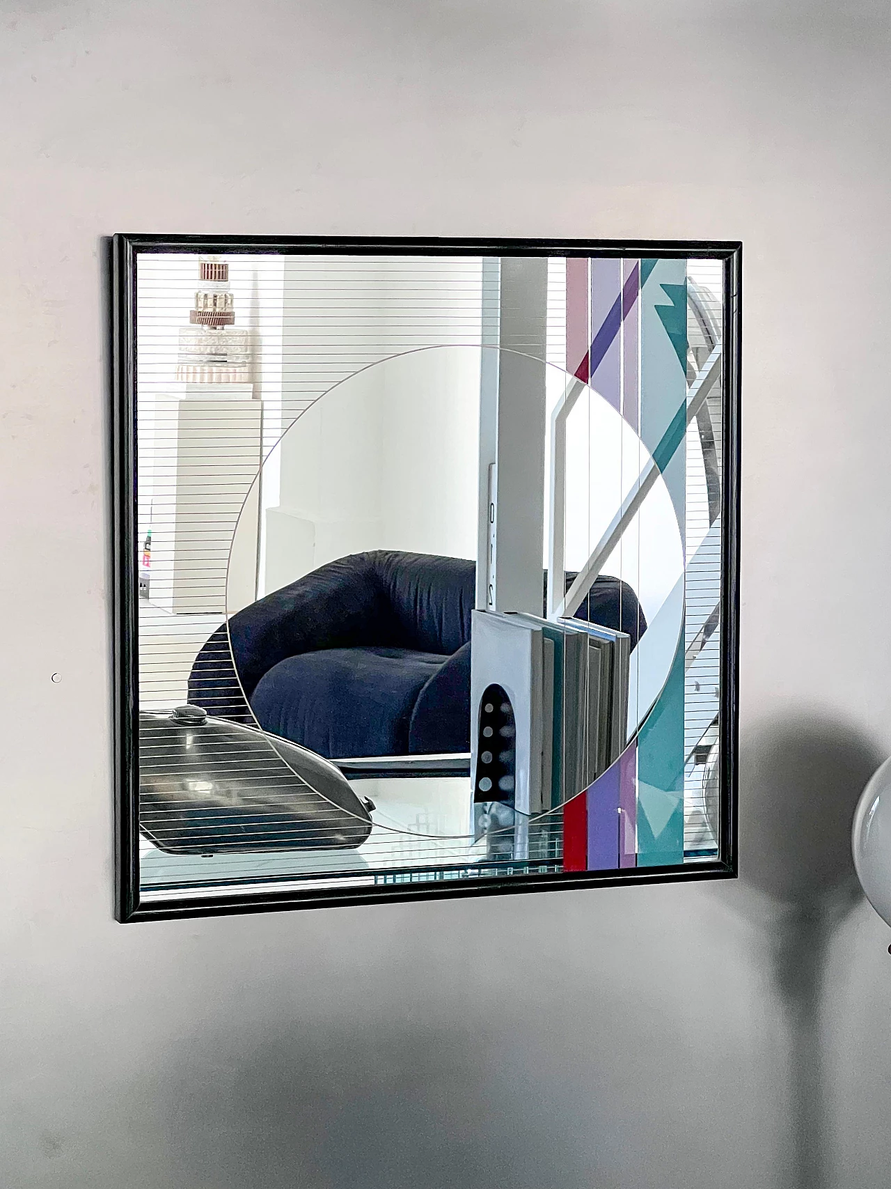 Morphos wall mirror by Eugenio Carmi for Acerbis, 1980s 6