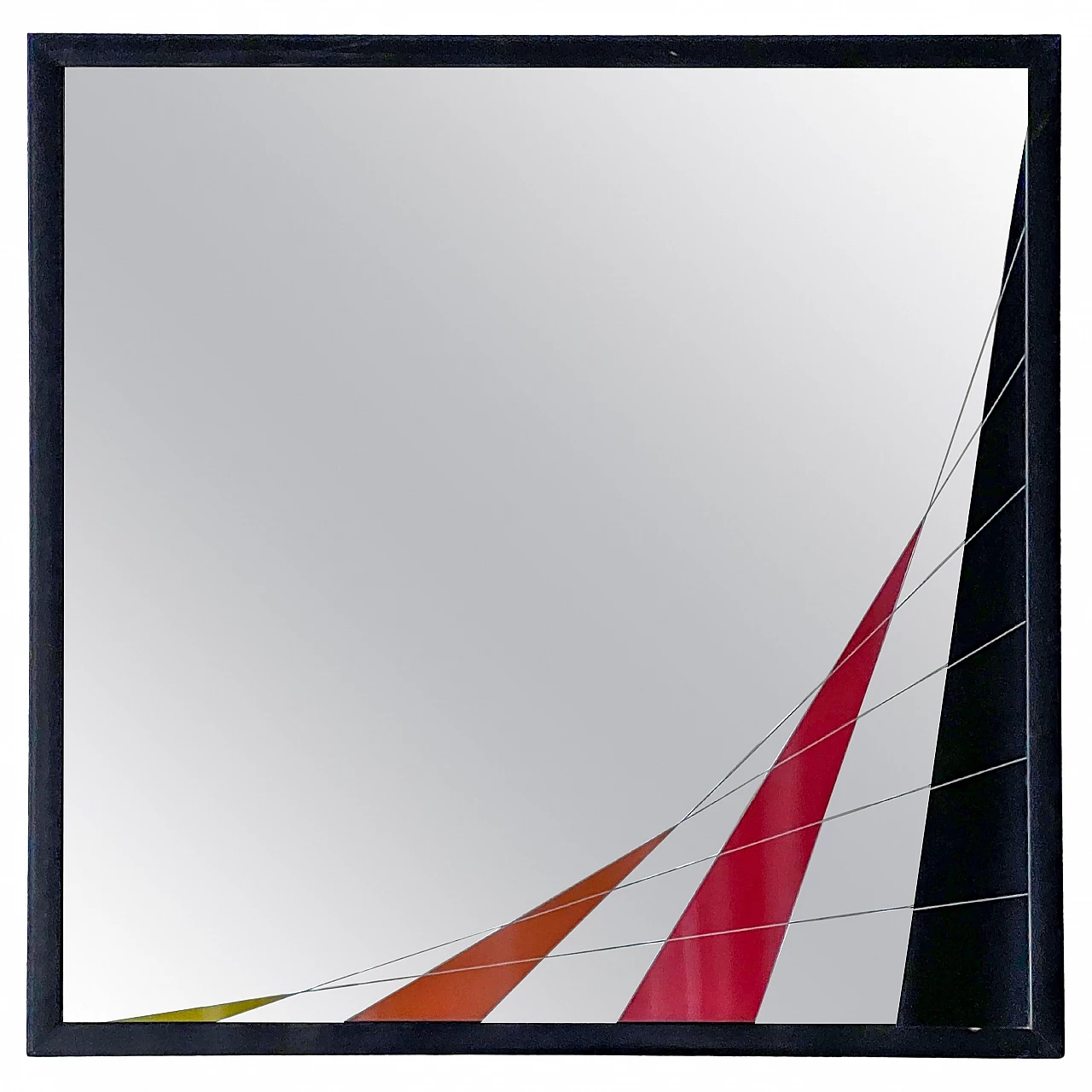 Specchio da parete di Eugenio Carmi per Acerbis, anni '80 1