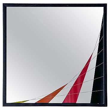Wall mirror by Eugenio Carmi for Acerbis, 1980s