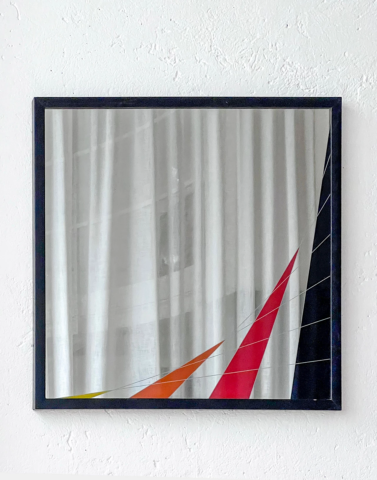 Wall mirror by Eugenio Carmi for Acerbis, 1980s 3