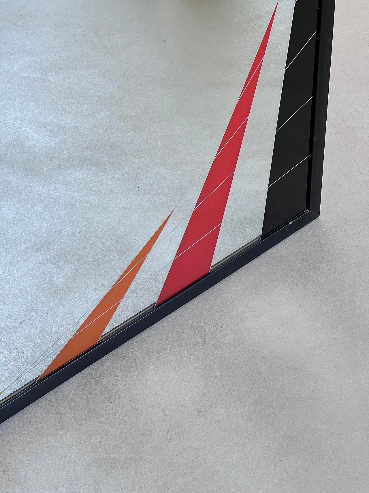 Specchio da parete di Eugenio Carmi per Acerbis, anni '80 4