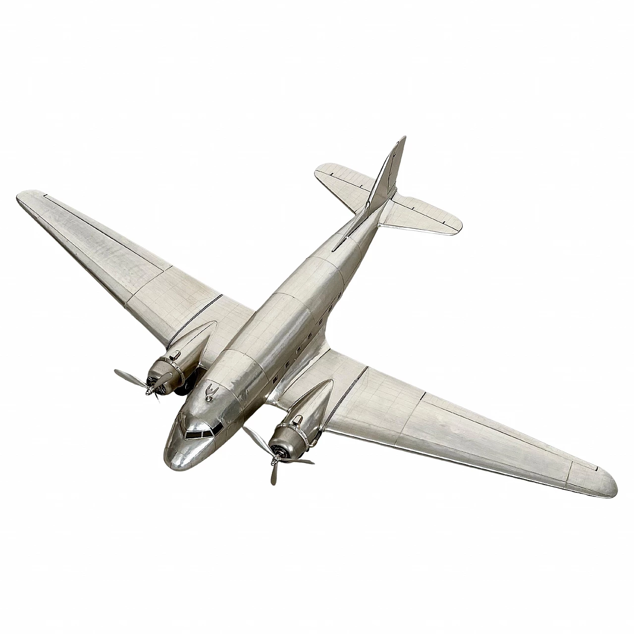 Modellino di aereo Douglas DC-3 in metallo 1