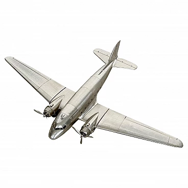Modellino di aereo Douglas DC-3 in metallo