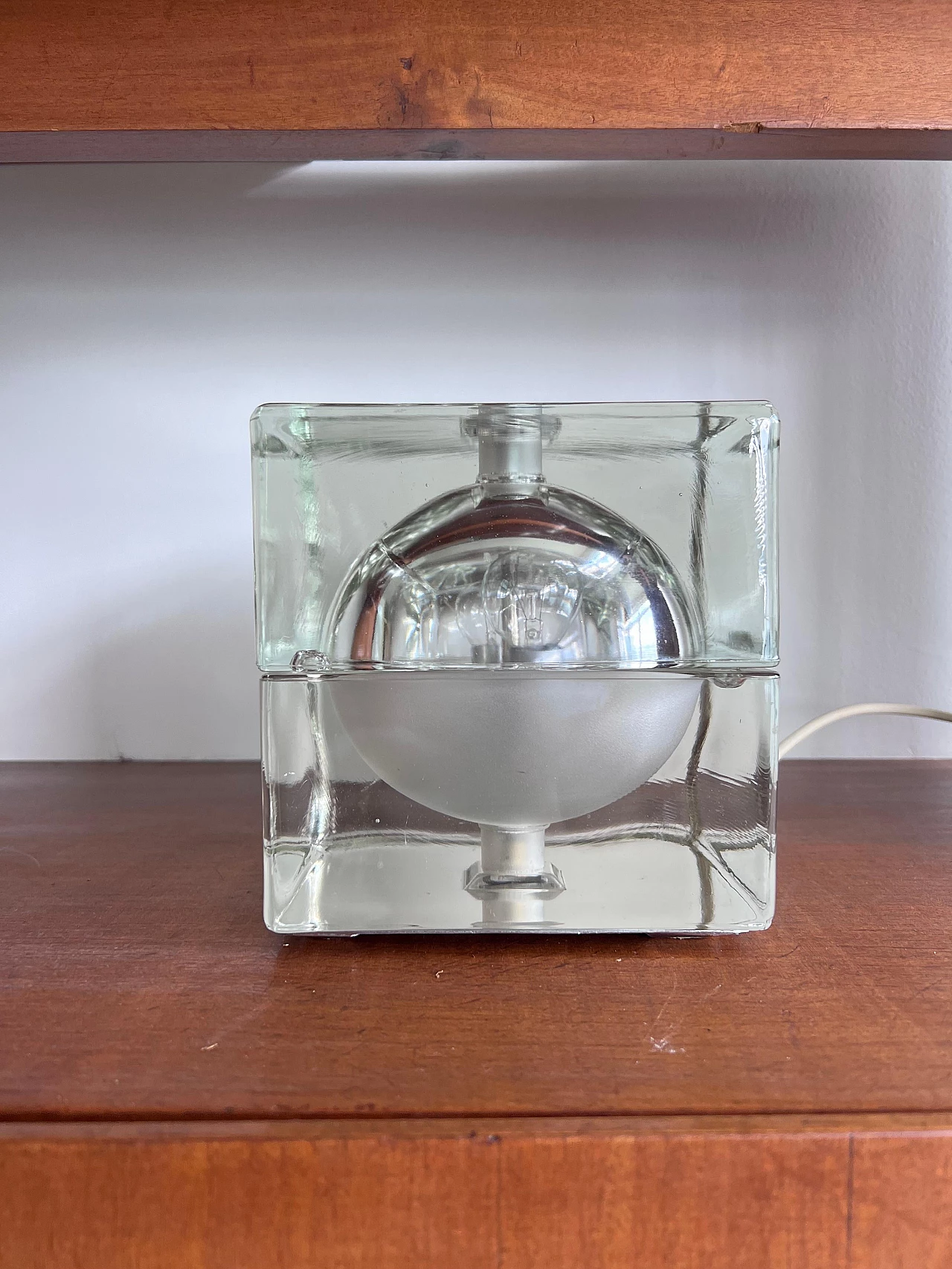 Cubosfera lamp by A. Mendini for Fidenza Vetraria, 1960s 3