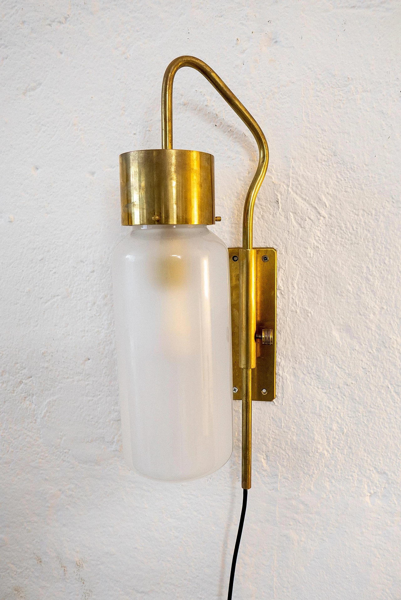 Pair of LP10 Bidone wall lights by Azucena, 1950s 6