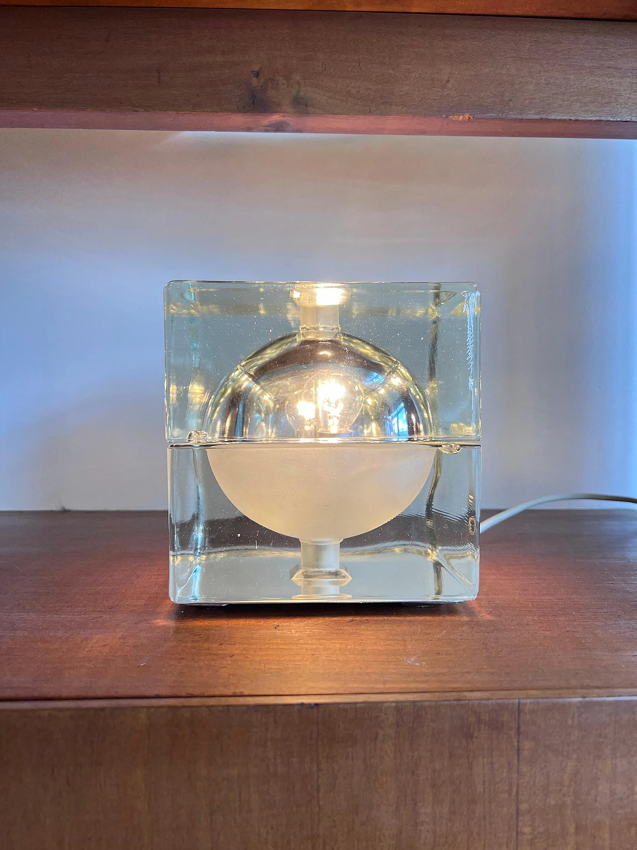 Cubosfera lamp by A. Mendini for Fidenza Vetraria, 1960s 7