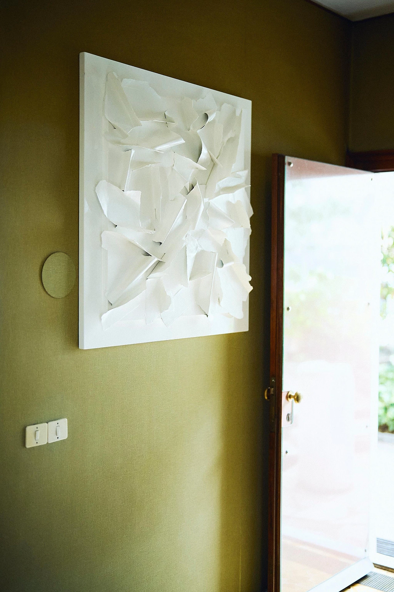 Eugenio Galli, Esplosioni, mixed media work on panel, 2018 6