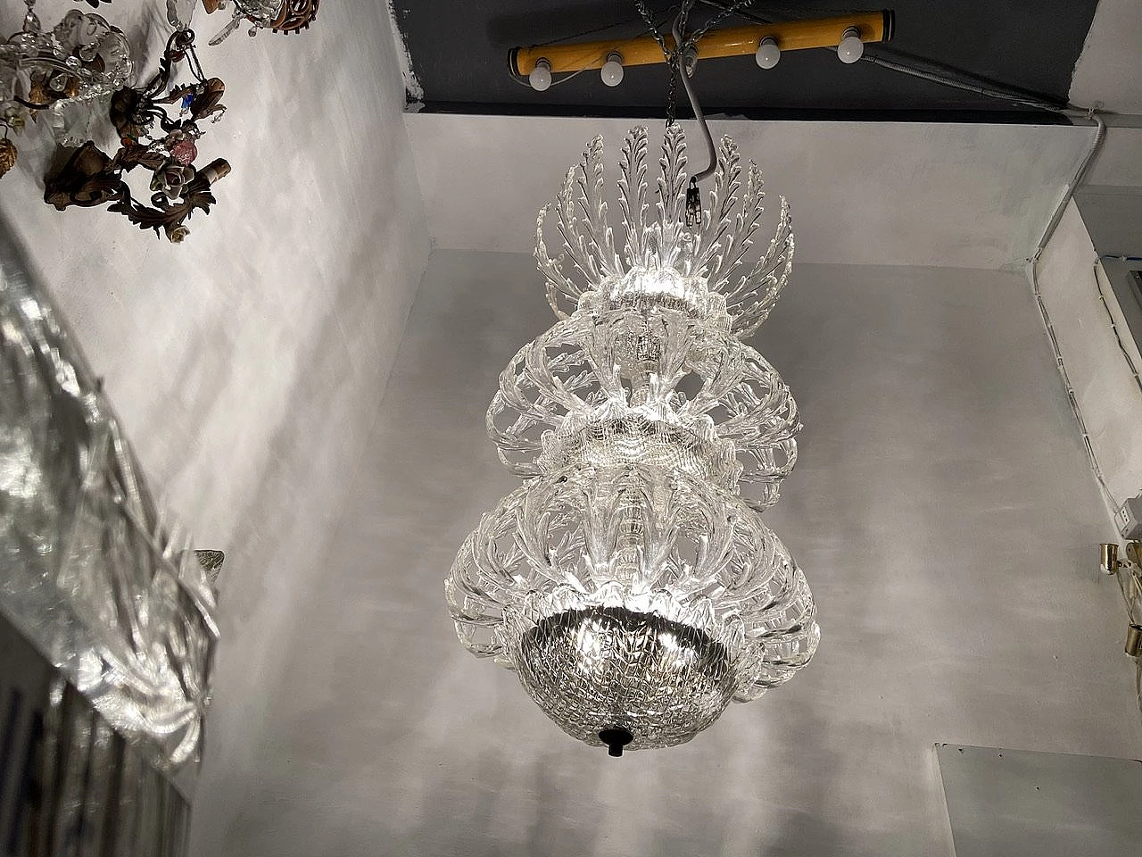 Murano glass chandelier by Barovier & Toso, 1940s 3