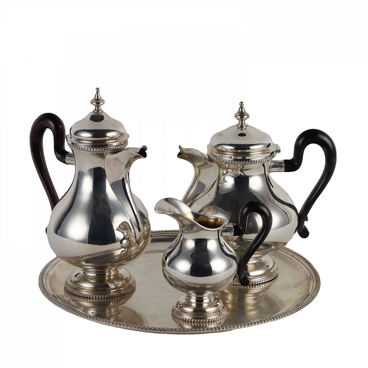 Tea and coffee silverware by Romeo Miracoli 1