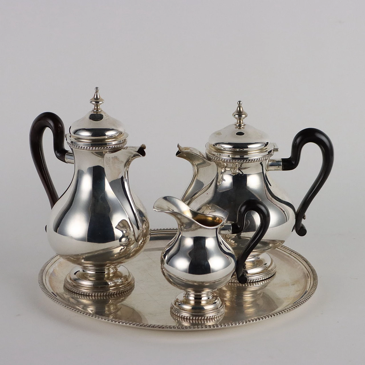 Tea and coffee silverware by Romeo Miracoli 2