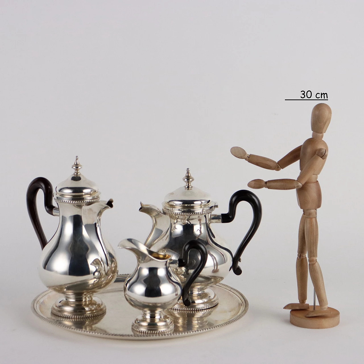 Tea and coffee silverware by Romeo Miracoli 3