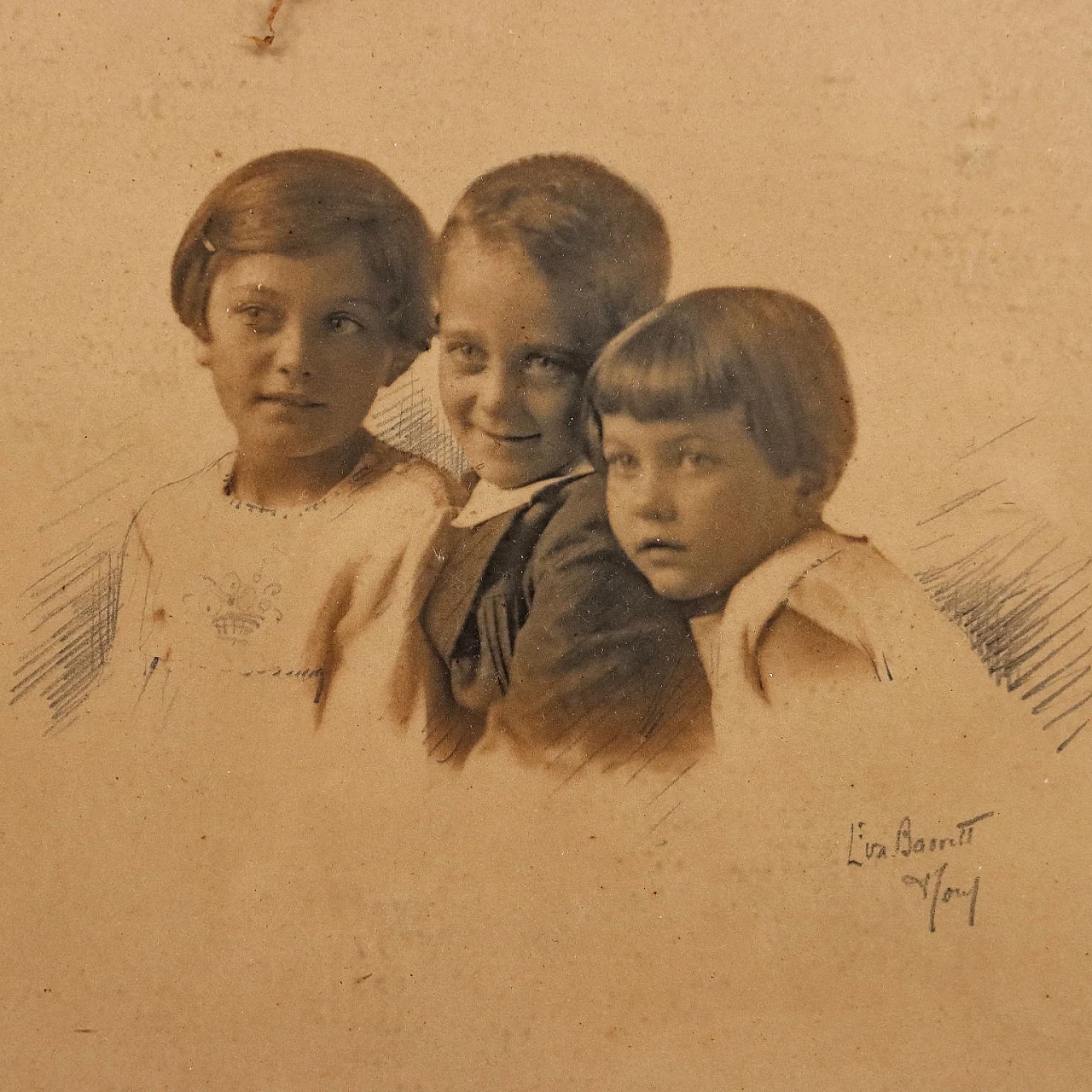 Eva Barrett, 4 ritratti di bambini, fotografie, 1930 4