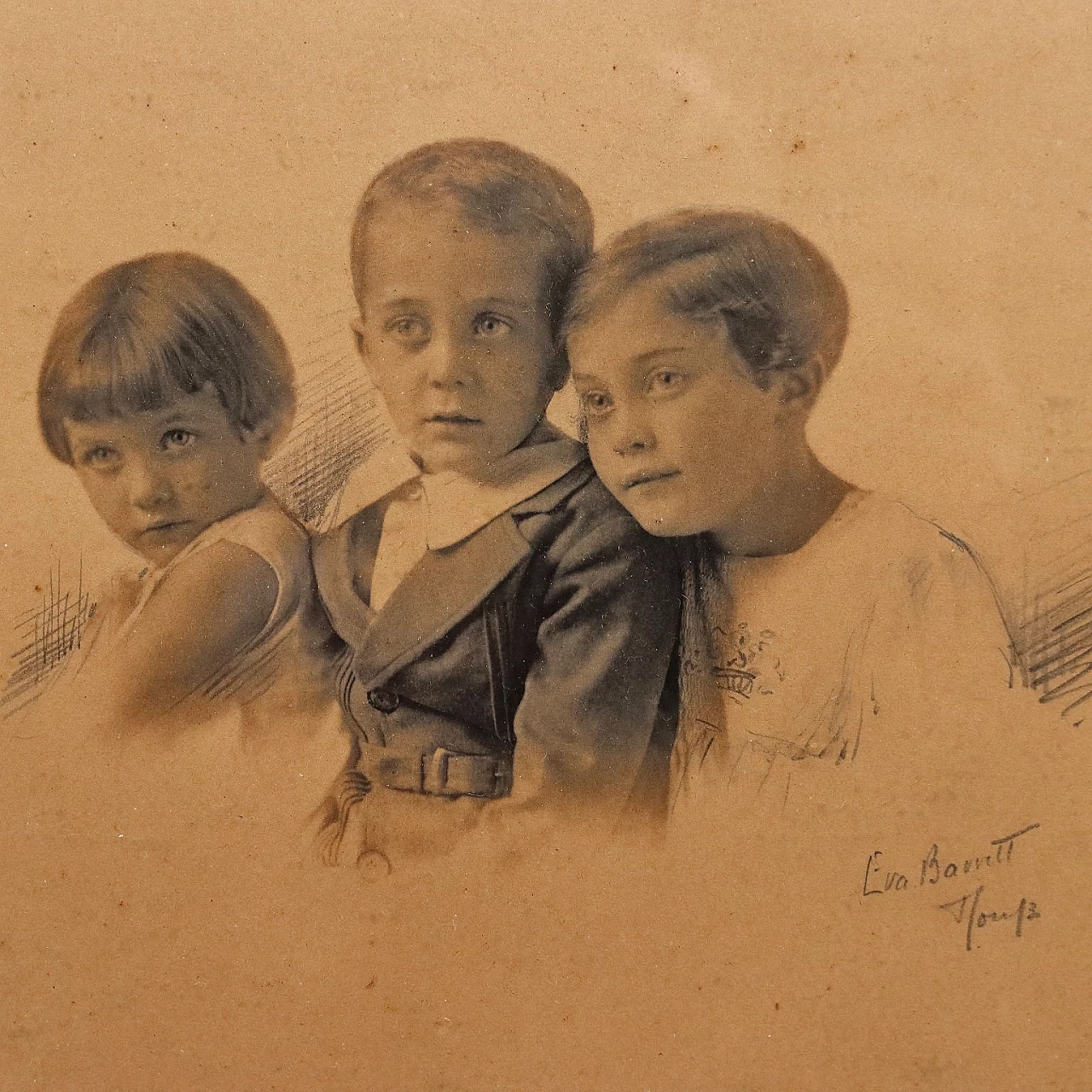 Eva Barrett, 4 portraits of children, photographs, 1930 6