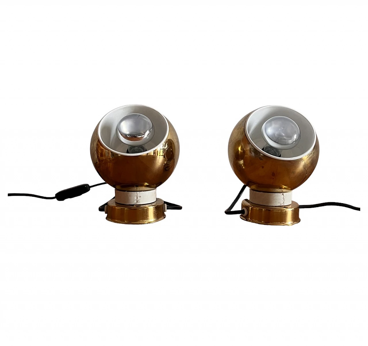 Pair of magnetic table lamps by Reggiani, 1980s 15
