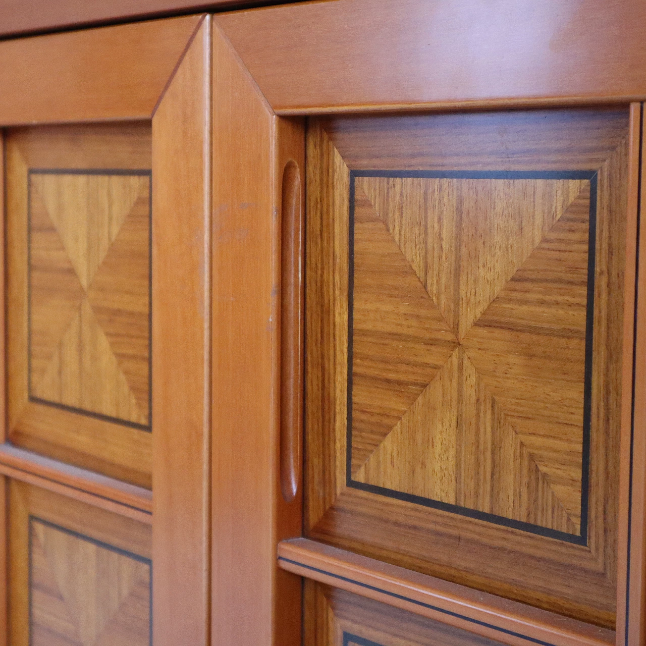 Cherrywood Caccia alla Volpe sideboard by Linea Arredo, 1970s 6