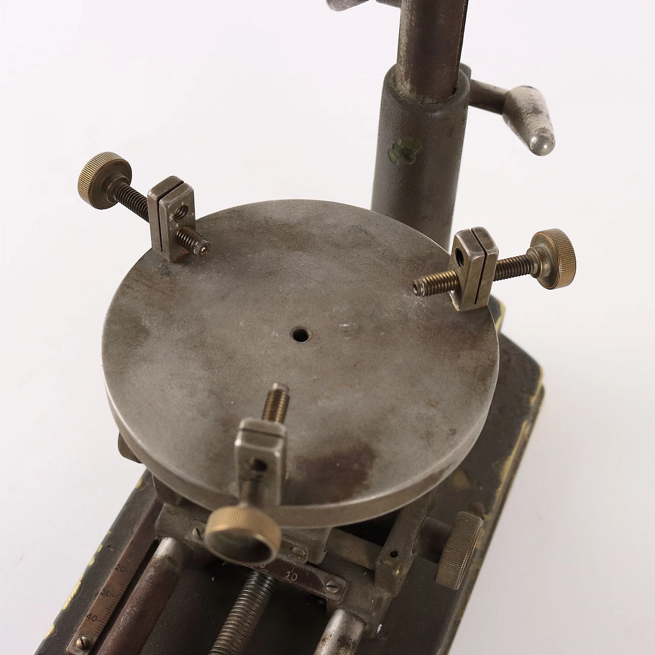 Iron and brass Galloni dental parallelometer 3