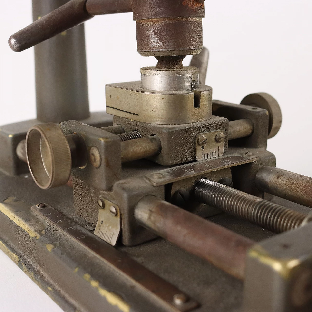 Iron and brass Galloni dental parallelometer 5