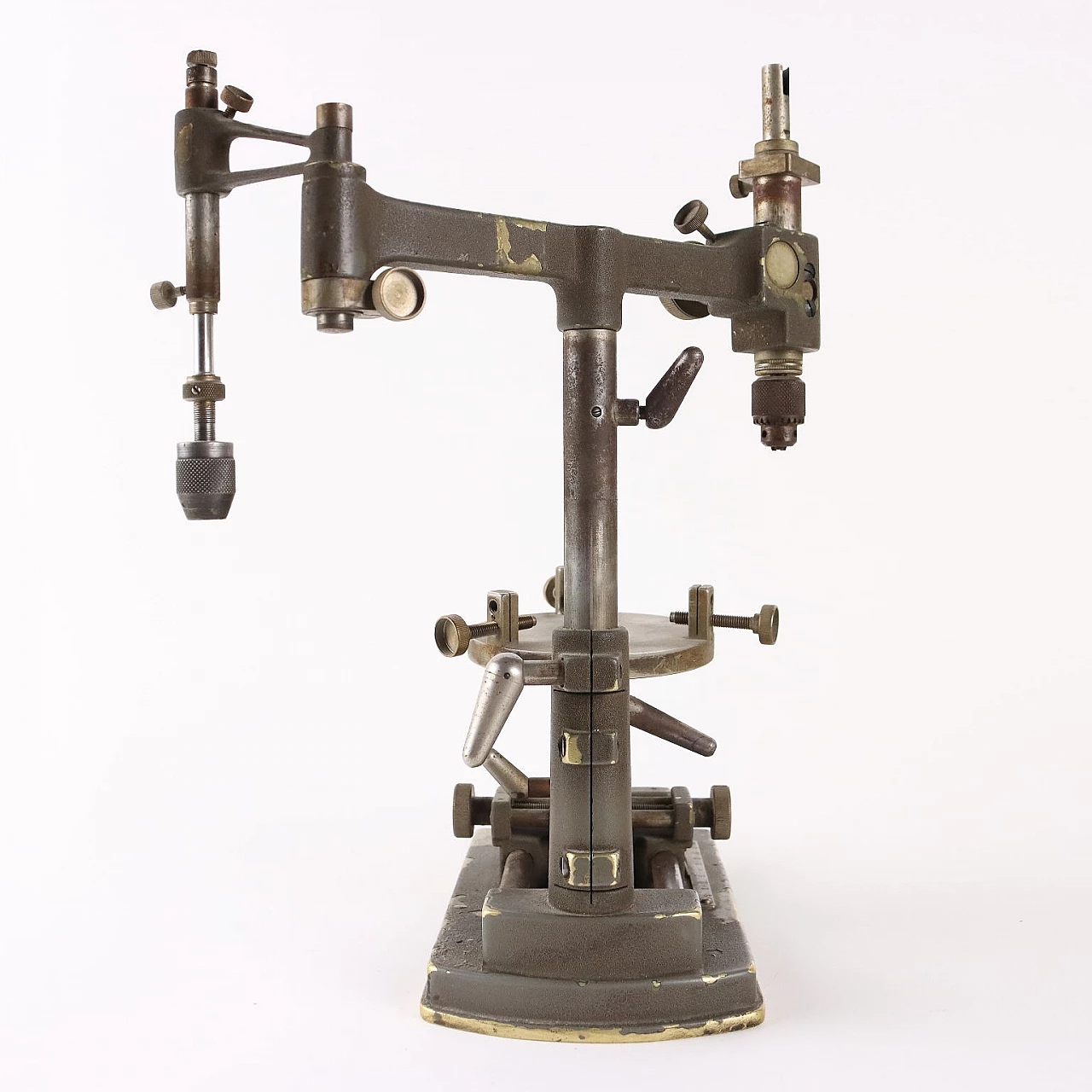 Iron and brass Galloni dental parallelometer 9