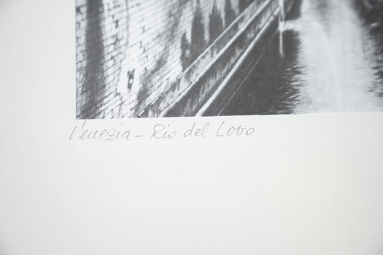 D'Amico, Coppia di serigrafie di Venezia Rio del Lovo, anni '70 4