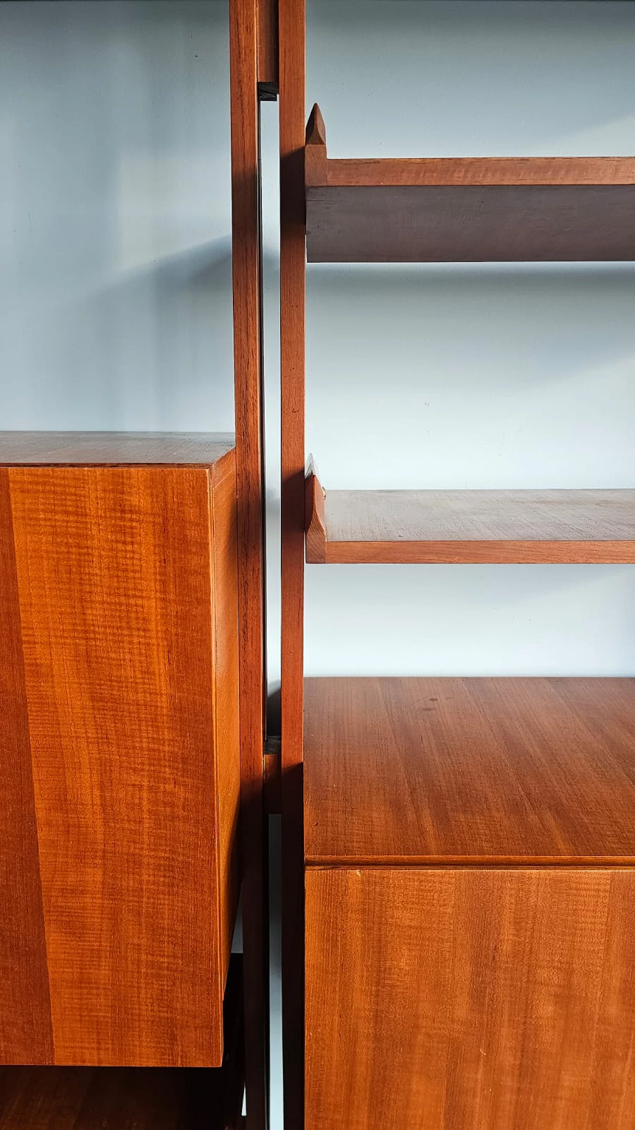 LB7 two-module teak bookcase by Franco Albini, 1960s 4