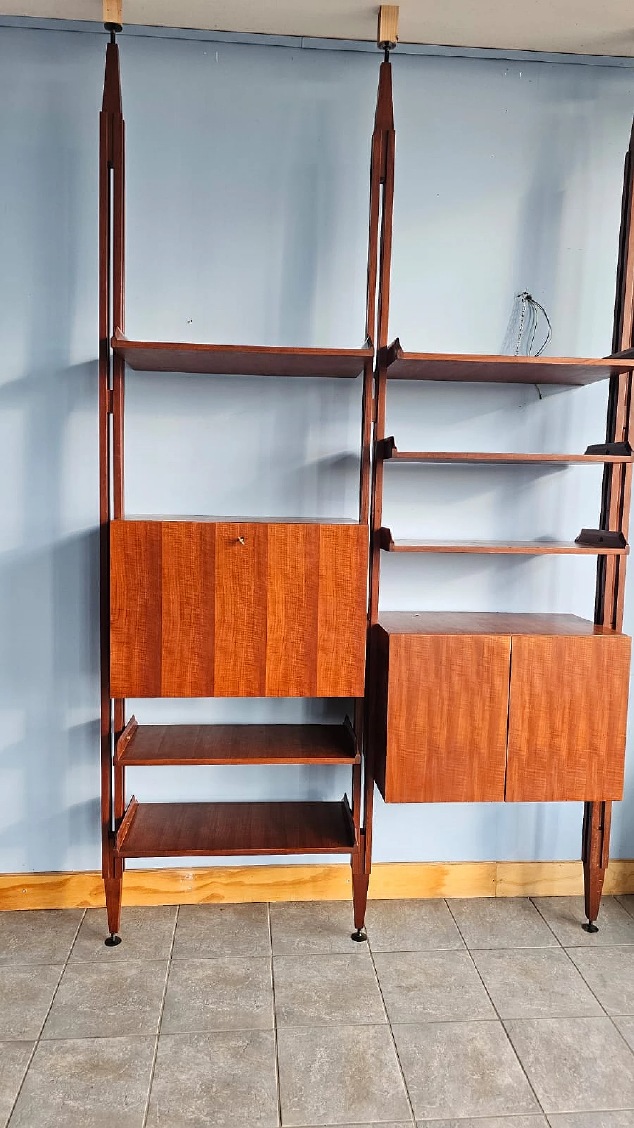 Libreria LB7 a due moduli in teak di Franco Albini, anni '60 5