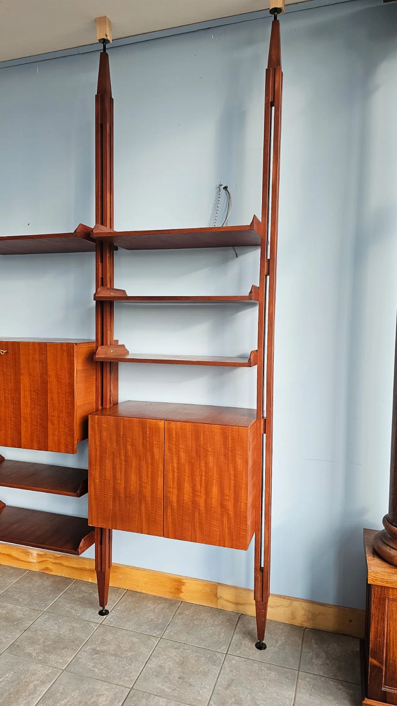 LB7 two-module teak bookcase by Franco Albini, 1960s 6