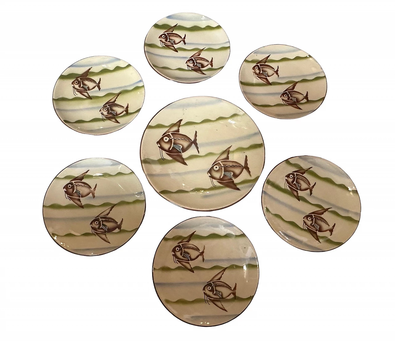 Servizio da dolce Art Déco nello stile di Gio Ponti, anni '30 9