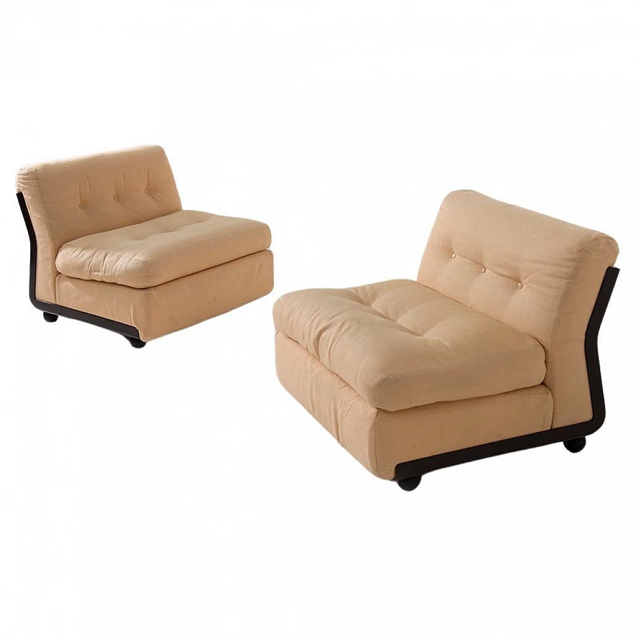 Pair of Amanta armchairs by Mario Bellini for C&B Italia, 1960s 1