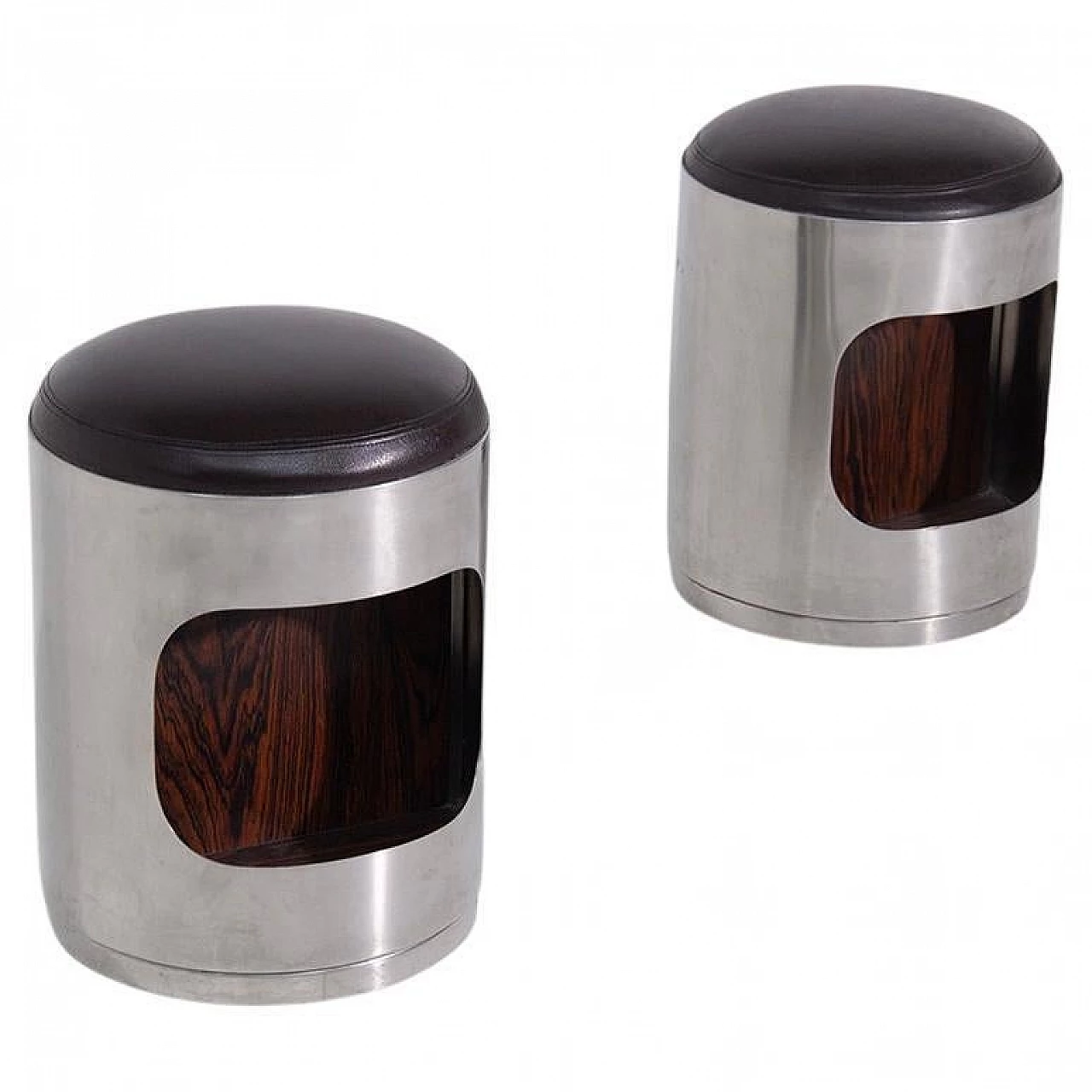 Pair of stools attributed to Vittorio Introini, 1960s 1