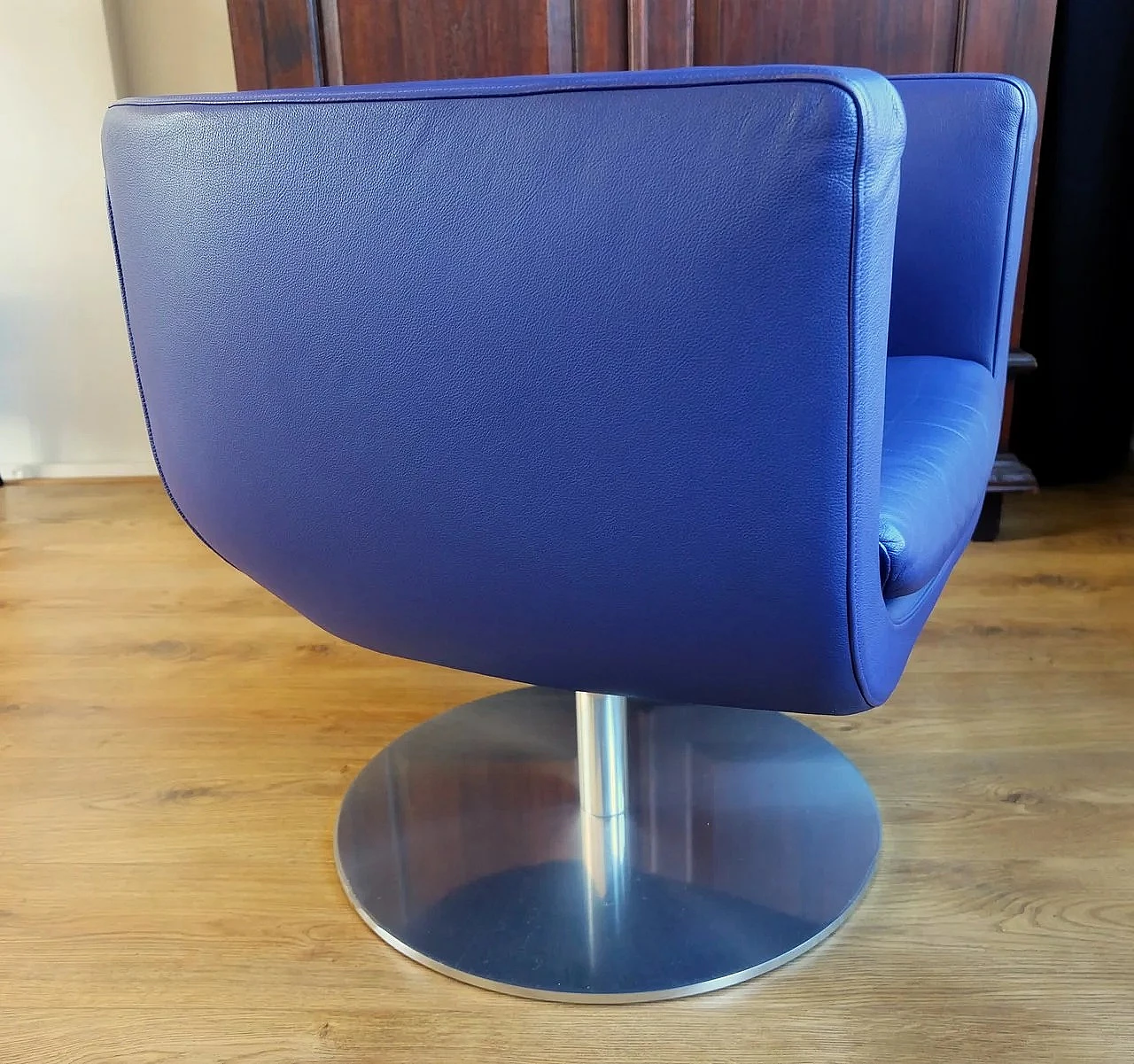 Pair of Tulip blue armchairs by Jeffrey Bernett for B&B, 2008 4