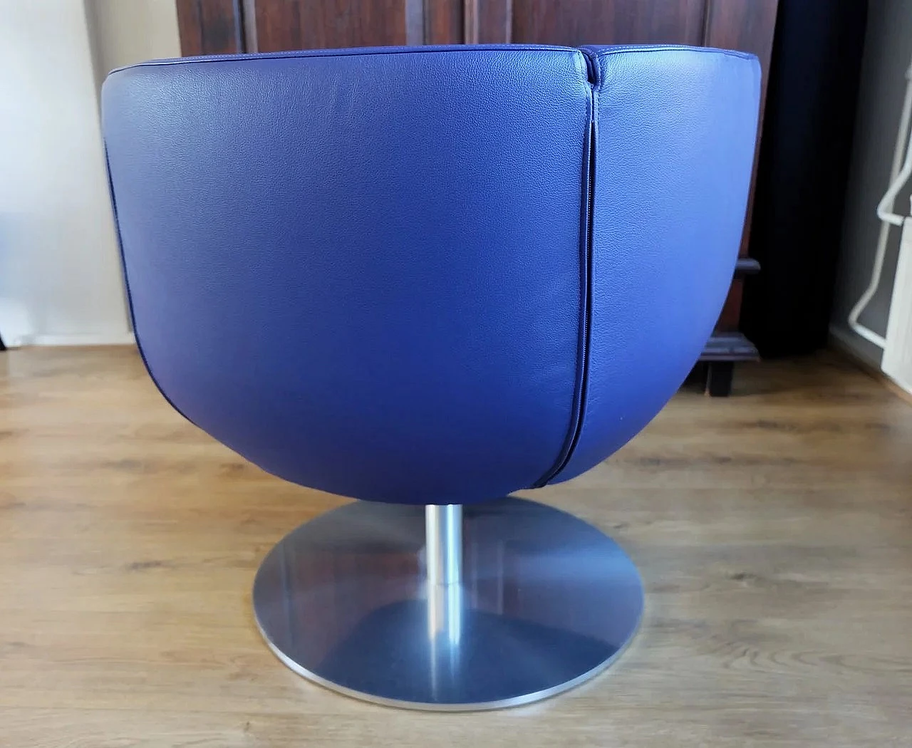 Pair of Tulip blue armchairs by Jeffrey Bernett for B&B, 2008 5