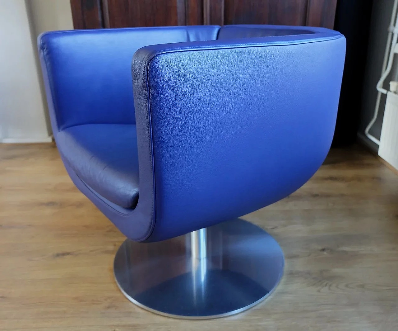 Pair of Tulip blue armchairs by Jeffrey Bernett for B&B, 2008 7