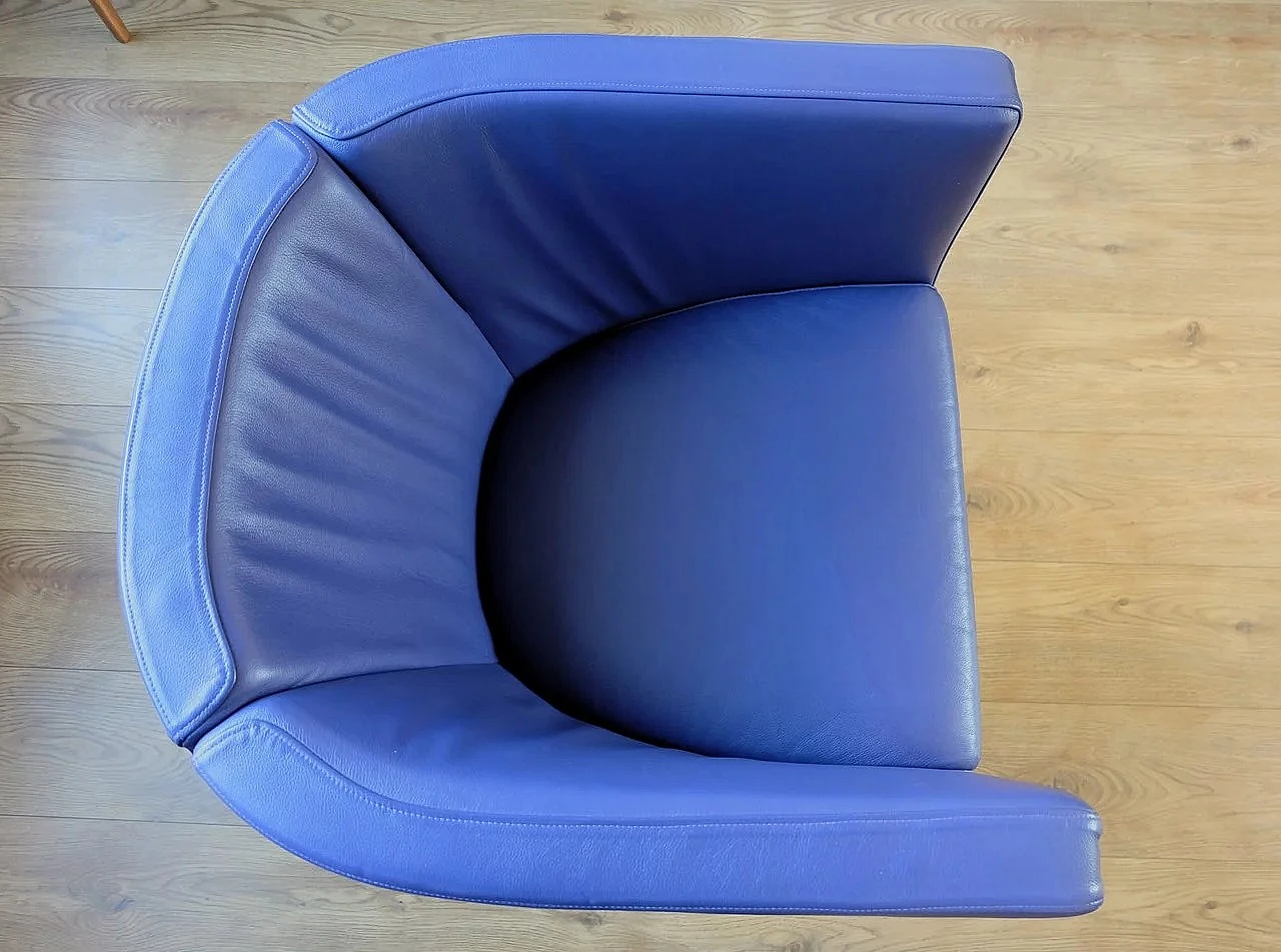Pair of Tulip blue armchairs by Jeffrey Bernett for B&B, 2008 13