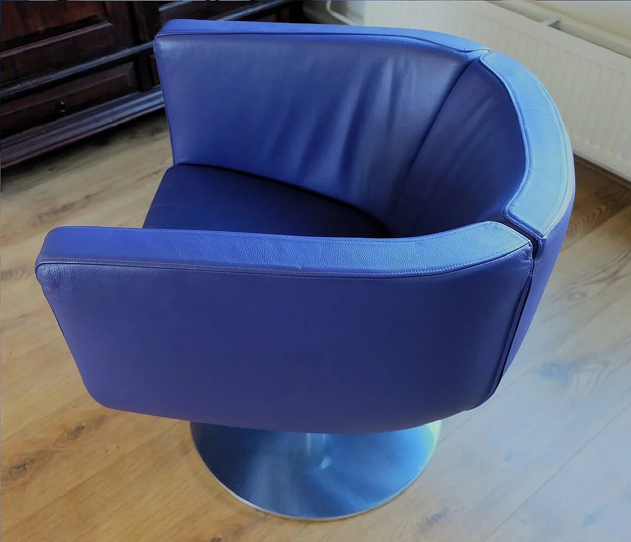 Pair of Tulip blue armchairs by Jeffrey Bernett for B&B, 2008 15
