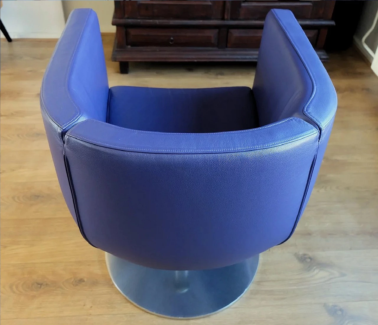 Pair of Tulip blue armchairs by Jeffrey Bernett for B&B, 2008 19