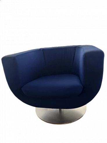 Blue Tulip swivel armchair by Jeffrey Bernett for B&B, 2008