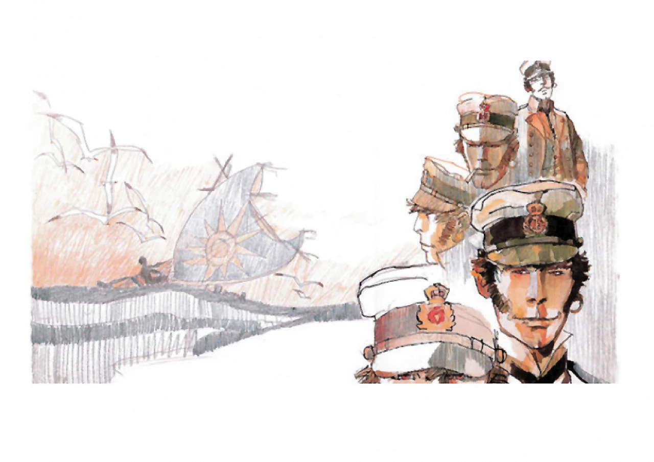 Hugo Pratt, 38 cartoline di Corto Maltese, anni 2000 13