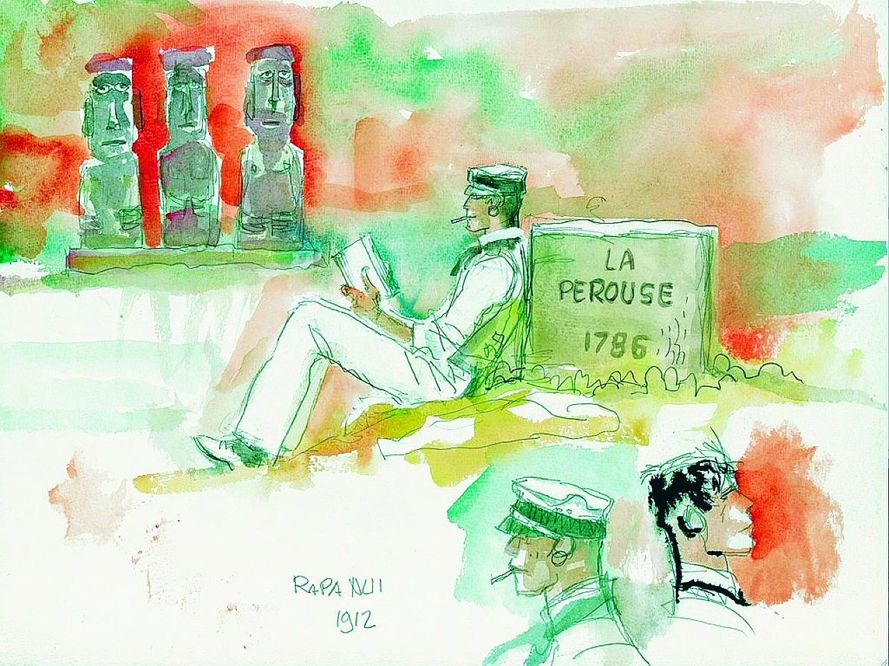 Hugo Pratt, 38 cartoline di Corto Maltese, anni 2000 14